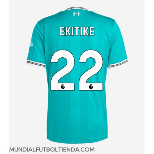 Camiseta Liverpool Hugo Ekitike #22 Tercera Equipación Replica 2025-26 mangas cortas
